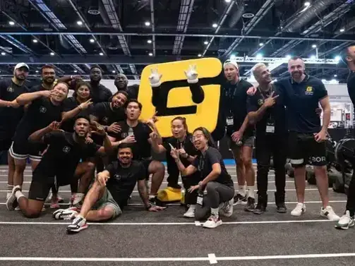 gymnation team in hyrox event