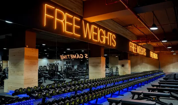 mushrif mall gym free weights